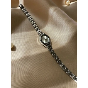 Retro Minimal Hasır Kordon Vintage Kadın Kol Saati