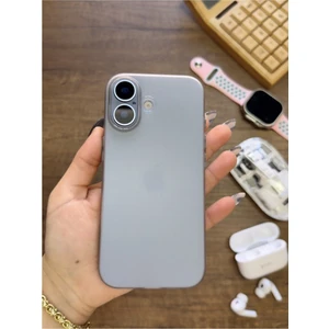 Iphone 17 Süper Ultra Ince Mat Silikon Telefon Kılıf