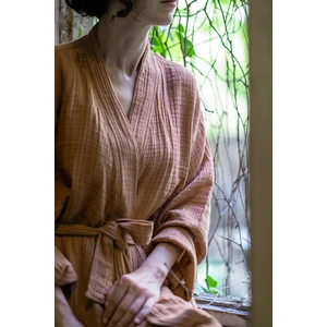 İnce Müslin SPA Bornozu Karamel