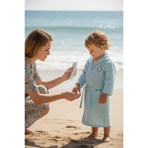 Penguen Çocuk Müslin Bornoz