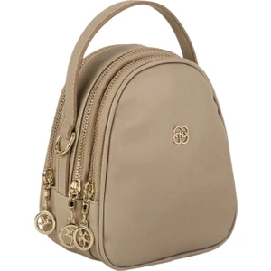 Nas Bag Mini Kadın Çapraz Çanta - Vizon Kuzu