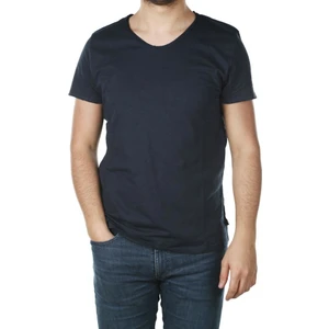 Bad Bear V-Neck T-Shirt Lacivert Basic Erkek Tişört