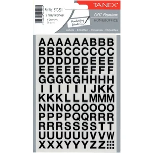 Tanex Harf Sticker 2 Sayfa STC-501 - 2 Adet