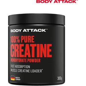 Body Attack 100% Pure Creatine Monohydrate Powder 300 gr Aromasız - 88 Servis