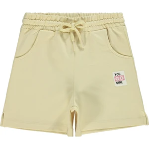 Civil Girls Basic 10-13 Yaş Şort - Sarı 13-14 Yaş