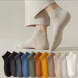 10 Çift Kadın Pamuklu Renkli Patik  Çorap