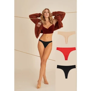 Nbb Siyah 3lü Lazer Kesim Tanga