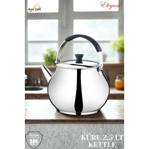  2,5 lt. küre silikonlu üstten tutmalı kettle