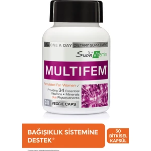 Suda Vitamin Multifem Mulltivitamin 30 Kapsül For Women