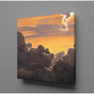 GRİ BULUTLAR KANVAS TABLO - 60x60cm