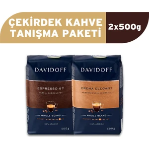 Davidoff Cafe Creme & Espresso 57 Çekirdek Kahve 2X500 G