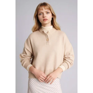 Regular Fit Bisiklet Yaka Kazak G8393AX25WN