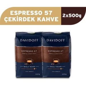 Davidoff Cafe Espresso 57 Çekirdek Kahve 2X500 G