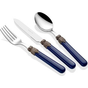 Rivadossi Sandro Classic Lacivert 24 Parça Çatal Bıçak Seti