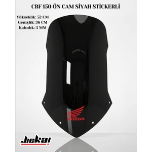 Cbf 150 52X36CM Ön Cam Siyah Stickerli