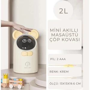 Mini Akıllı Çöp Kovası (Ayıcık) Elpheco 2L