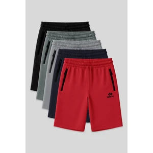 Tommy Life Standart Fit  Basic 5li Paket Erkek Şort - 81136