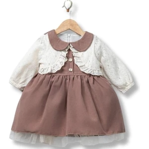 Canöz Kids Kız Bebek Elbise