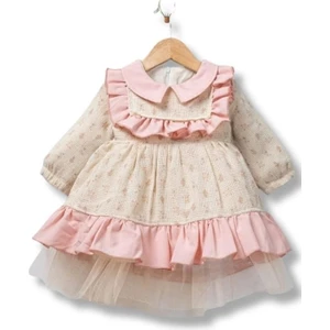 Canöz Kids Kız Bebek Elbise