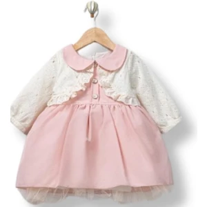 Canöz Kids Kız Bebek Elbise