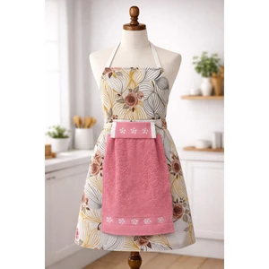 Ecem Home Kadife Havlulu Mutfak Önlüğü