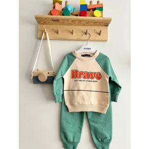 Junies Baby Brave Baskılı Bebek Takımı