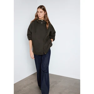 Kapüşonlu Haki Ceket 1110014-90707