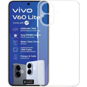 Vivo V60 Lite Kamera Korumalı Süper Silikon Kılıf