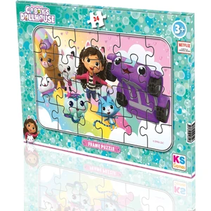 Ks Games Gabby's Dollhouse Frame Puzzle 24 Parça