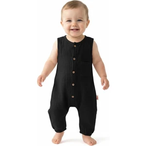 Müslin Kısa Atlet Tulum