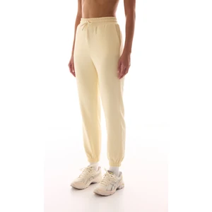 Ekru Yüksek Bel Cepli Pamuklu Jogger