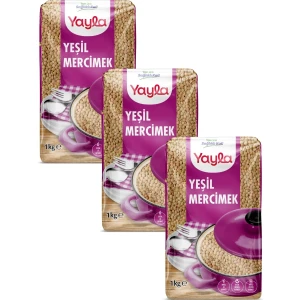 Yeşil Mercimek 1 kg X3