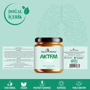 İlaçsız Market Aktem Macun / 200 gr.