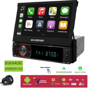 SW-10600 Android Indash Teyp 7 Inç 2+64GB