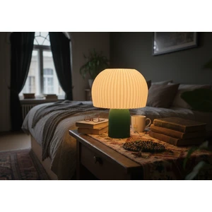 Dome Mantar Dekoratif Abajur