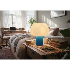 Dome Mantar Dekoratif Abajur