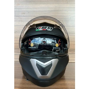 Crn Çene Açılır Kask Mat Siyah Xl