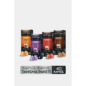 Coffee More Kapsül Tanışma Paketi 40 Kapsül
