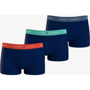 Tommy Jeans 3'lü Trunk Erkek Lacivert Boxer