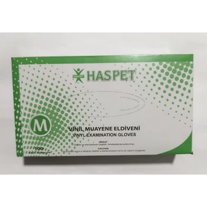 Haspet Nitril Muayene Eldiveni 100 Lü Pudrasız