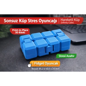 Sonsuz Küp Stres Oyuncağı | Hareketli Küp (Infinity Cube)