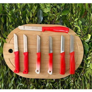Pro Tanışma Bıçak Seti 7’li (kırmızı)