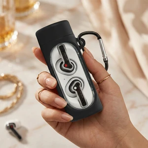 Caseonn Nothing Ear (Stick) Kılıf Askı Aparatlı Mat Silikon Siyah
