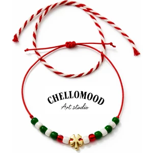 Marteniçka Yonca Bileklik -Şans Dilek Bileklik Seti