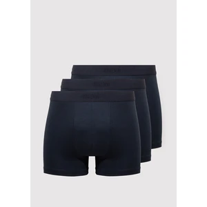 3lü Lacivert Basic Boxer 0912088-25723
