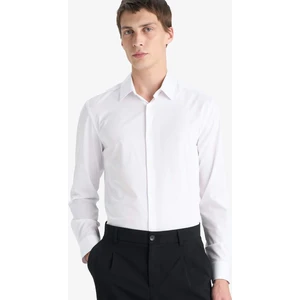 Kolay Ütülenebilir Slim Fit Basic Gömlek F9884AX26SP