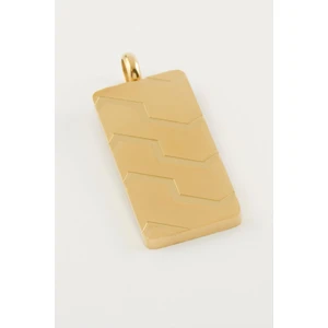 Tkçbj Dikdörtgen Isim Yazılabilir Çelik Kolye Ucu 2,5*3,5 cm Tkçbj