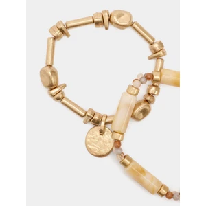 Taş Efektli Elastik Bileklik Seti