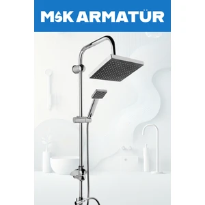 Tepe Yağmurlama Krom Robot Duş Seti