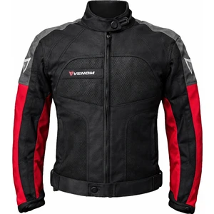 Dynamic Kırmızı - Gri CE Korumalı 4 Mevsim Motorcu Montu Dayanıklı Tekstil Yapı ile XL